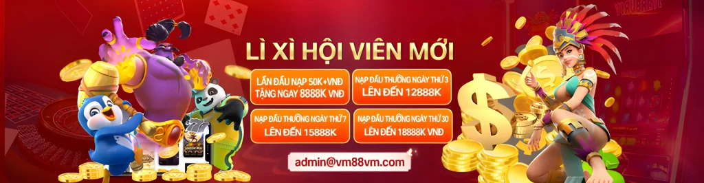 Vm88n tặng 4 ưu đãi cực lớn cho hội viên mới